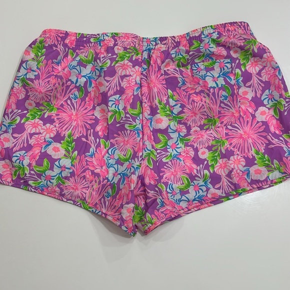 Lilly Pulitzer Luxletic Large Ocean Trail Short Amethyst Moms The Word Item# BN - Picture 8 of 9